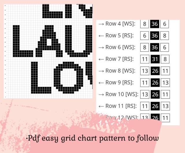 Live Laugh Love | PDF Crochet Pattern