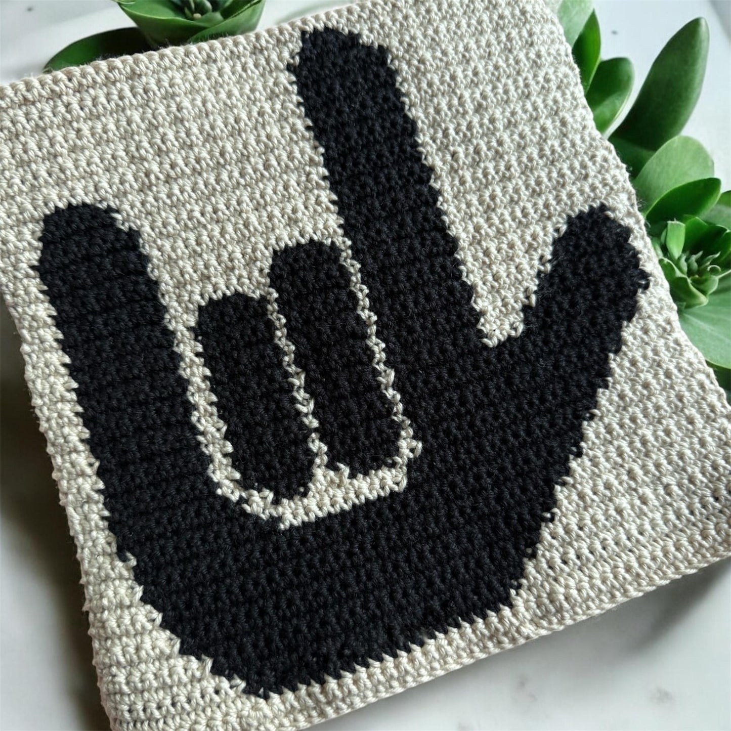 ASL Love art | PDF Crochet Pattern