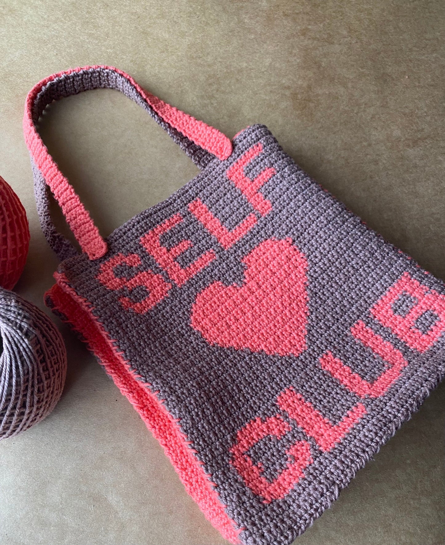 Self-love club bag | PDF Crochet Pattern