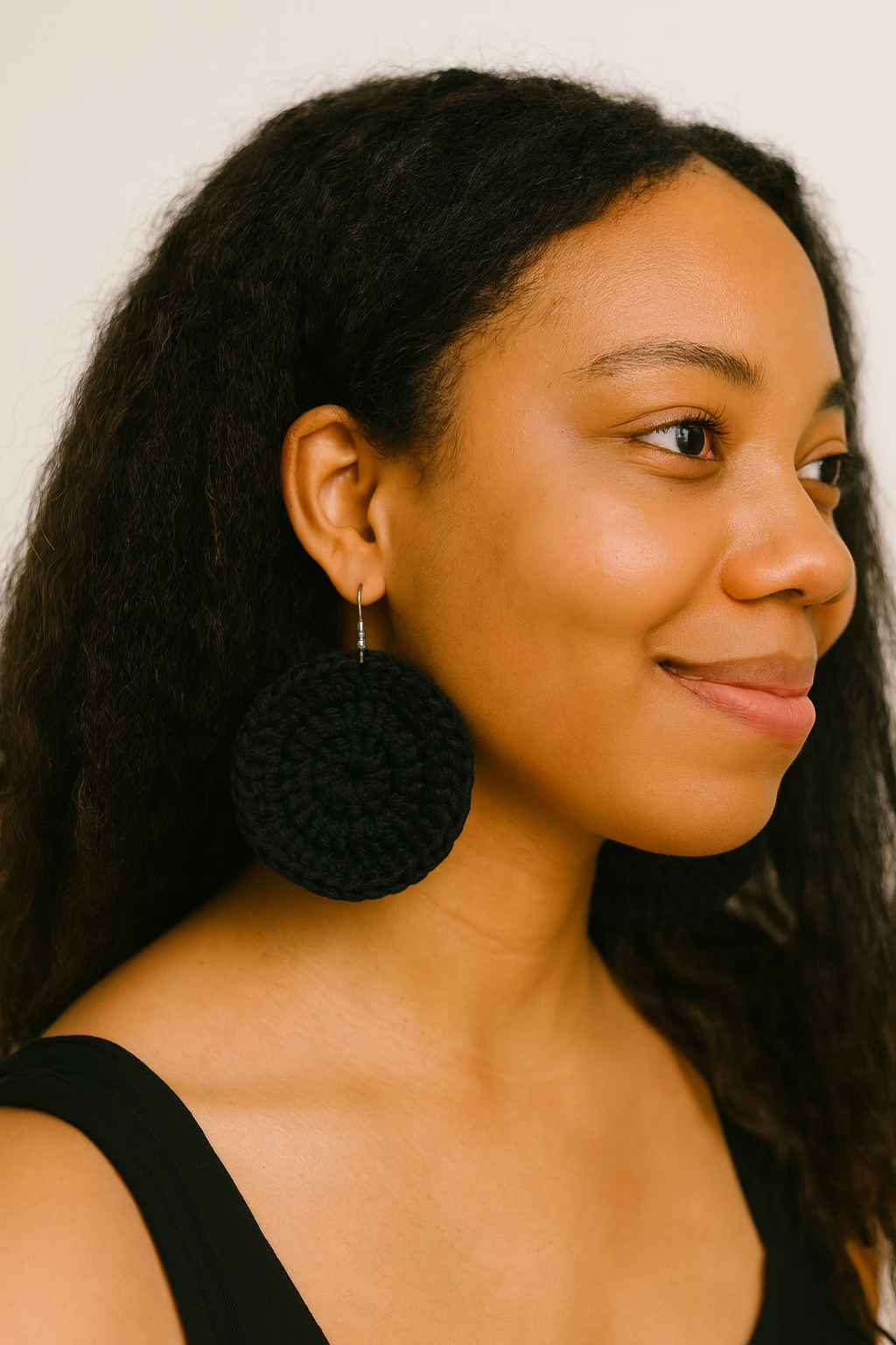 Black Hanging Earrings