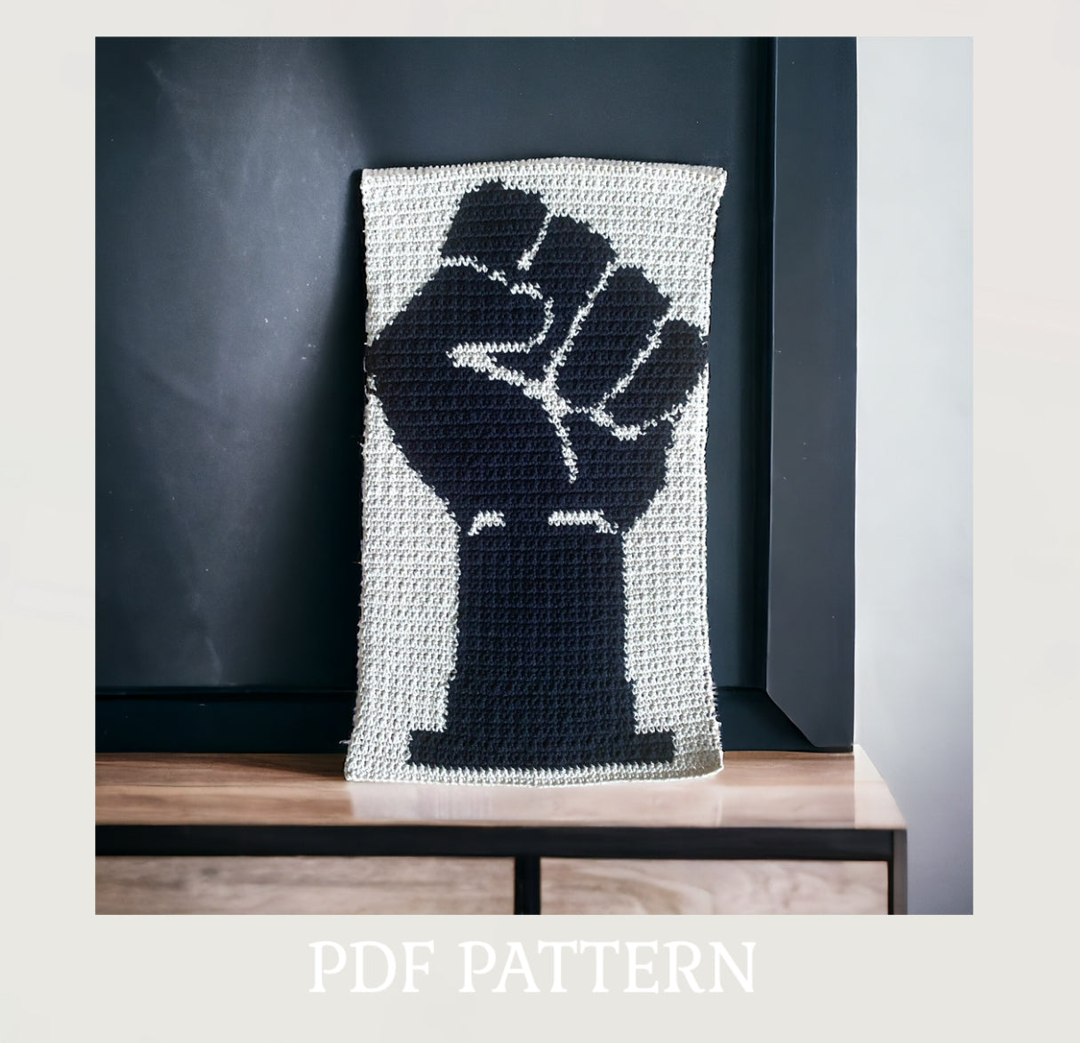 Black Power Fist | PDF Crochet Pattern