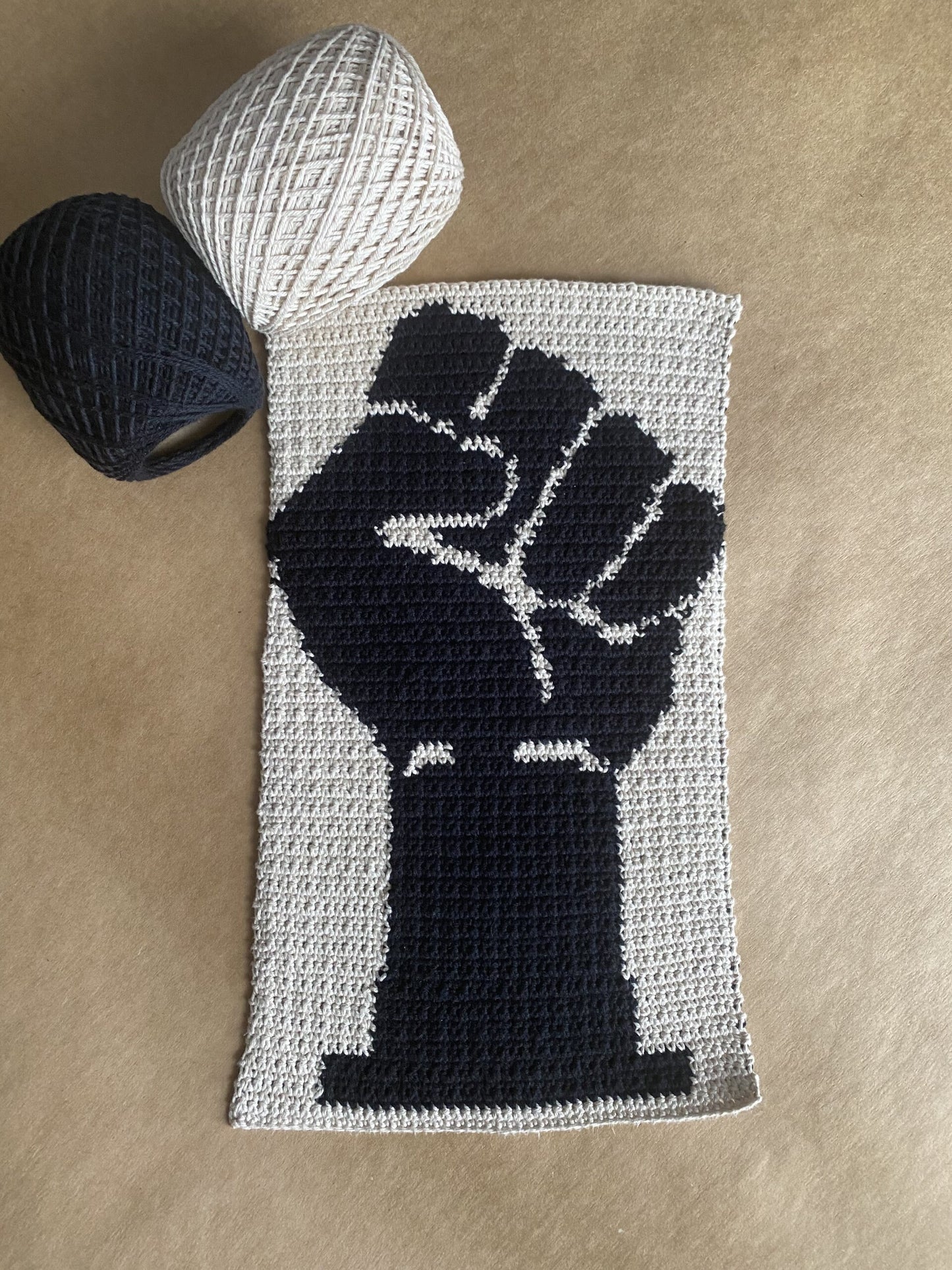 Black Power Fist | PDF Crochet Pattern